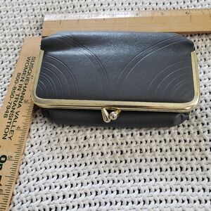 Sweet Vintage Baroner Gray Makeup Coin Purse